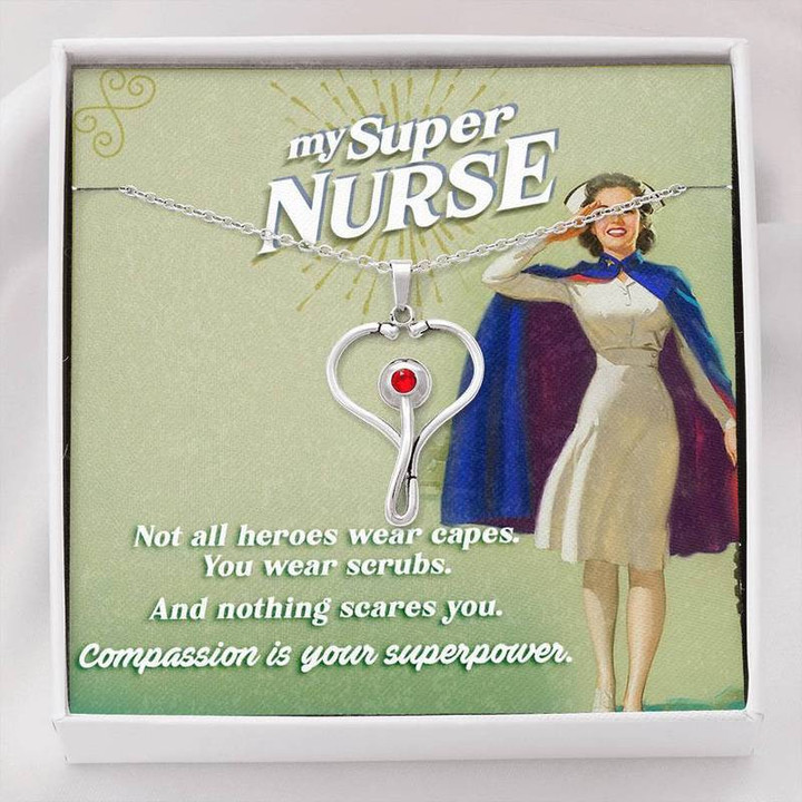 My Super Nurse - Stethoscope Necklace - SO50