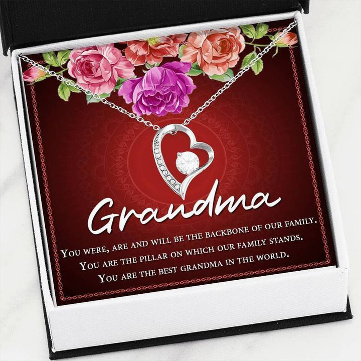 Grandma Best Grandma In The World Necklace Gold Chain, Best Gift Idea, Christmas gifts, Birthday gift