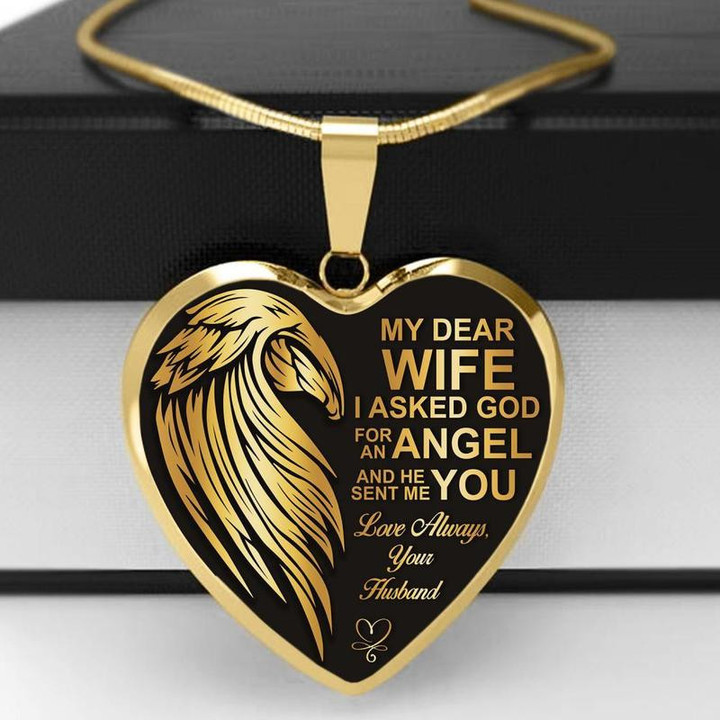 Perfect and Meaningful Gift For Your Wife! Luxury Necklace (18k Yellow Gold Finish)