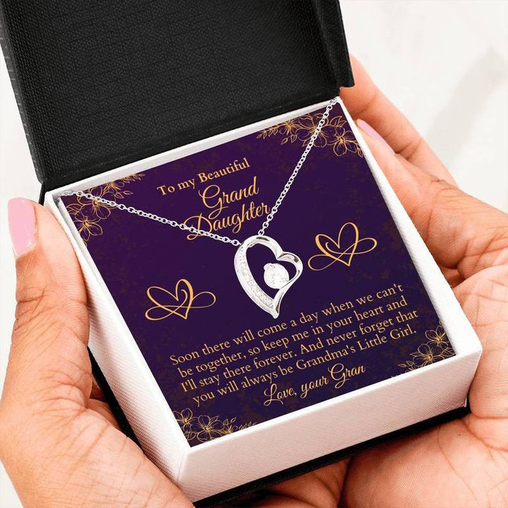To my Beautiful Grand Daughter ... Keep me in your Heart! Necklace from Gran Necklace Gold Finish Chain, Best Gift Idea, Christmas gifts