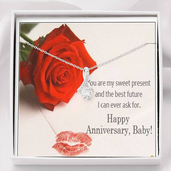 Happy Marriage Anniversary Alluring Beauty Necklace