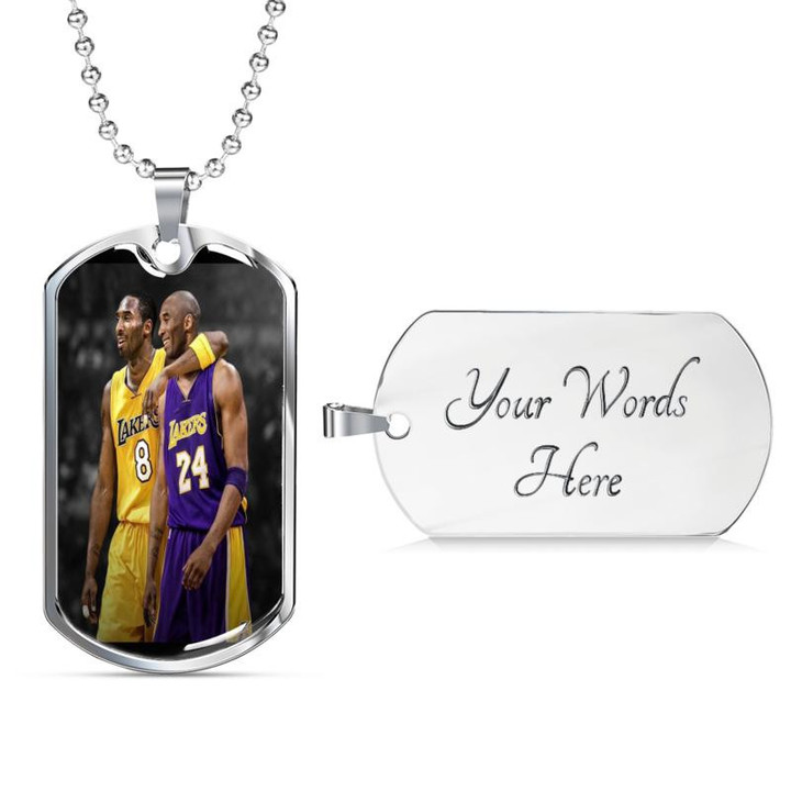 Kobe Bryant Necklace - Keep This Legend Close To Your Heart Gift for Christmas, Gift idea for family,Jewelry Made in US-NA00783