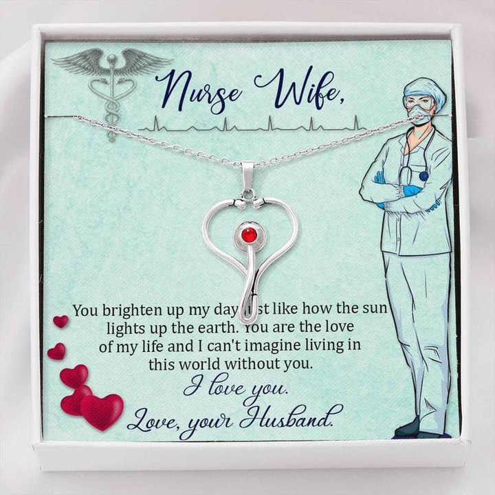 Gifts Necklace For Nurse Wife Gifts for Nurse, Nurse Birthday Gifts, Christmas gift for Nurses