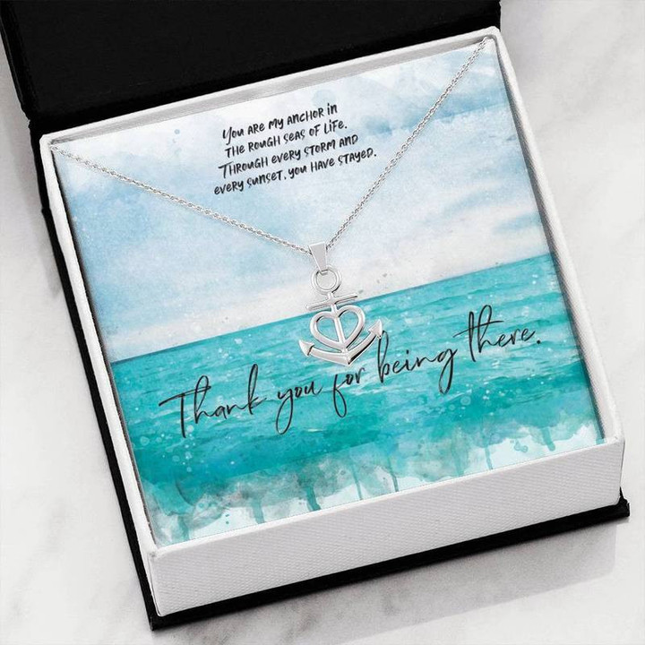 Appreciation Anchor Necklace for Friendship or Love