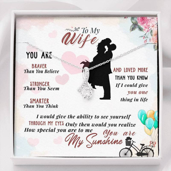 Beautiful Message Card Comes with Alluring Wife Necklace