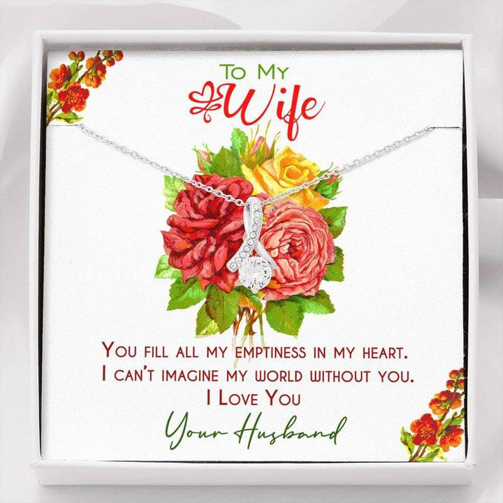 Beautiful Message Card Comes with Alluring Beauty Necklace