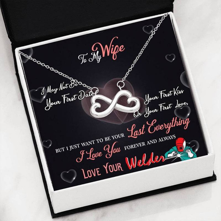 Welder's wife necklace, Welder wife, jewelry, Valentines Day, Love Your Welder Gift for Christmas, Gift idea for family,Jewelry Made in US