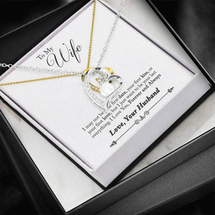 To My Wife Last Everything Necklace Necklace Gold Chain, Best Gift Idea, Christmas gifts, Birthday gift