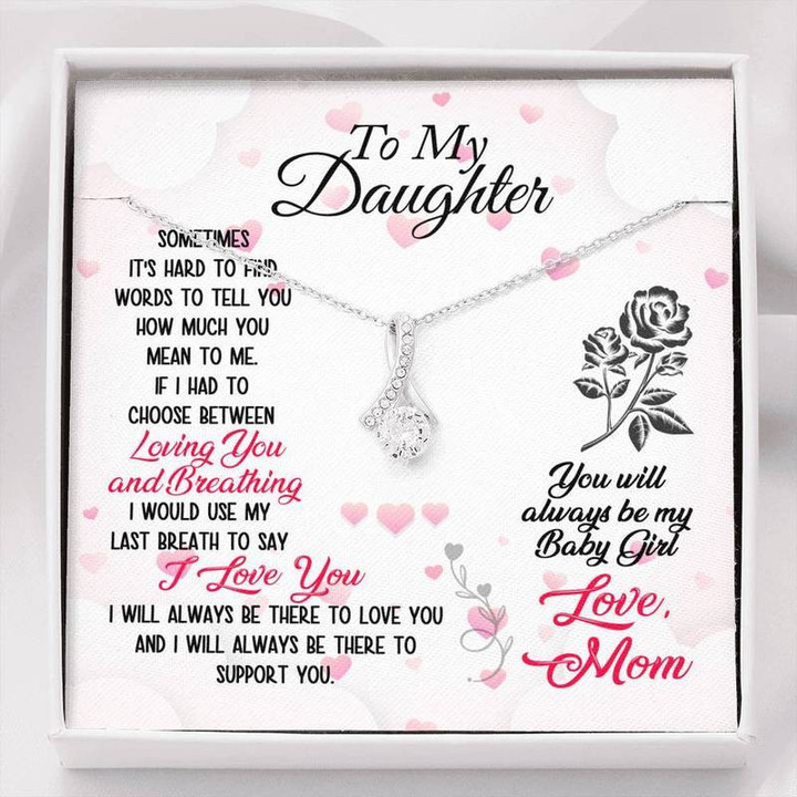 Alluring Daughter Necklace Daughter Loving and Breathing