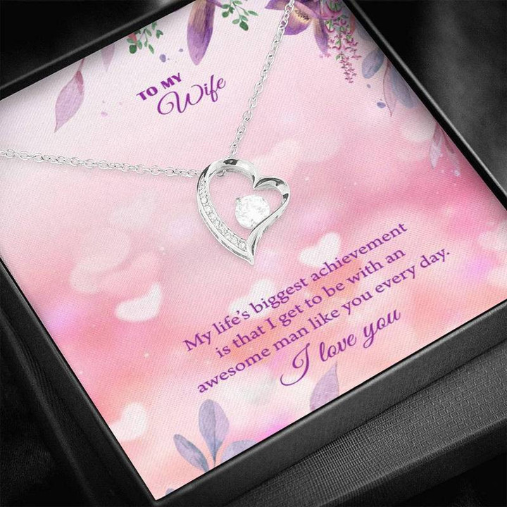 To my lovely wife Necklace Gold Chain, Best Gift Idea, Christmas gifts, Birthday gift