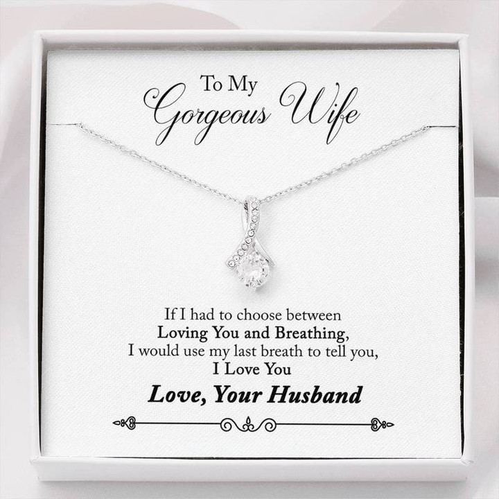 Wife Jewelry, Gift for Partner, Wife Gift, Infinity Necklace, Romantic Gift, Alluring Beauty Necklace  , in 14kt Gold Filled, Rose or Silver