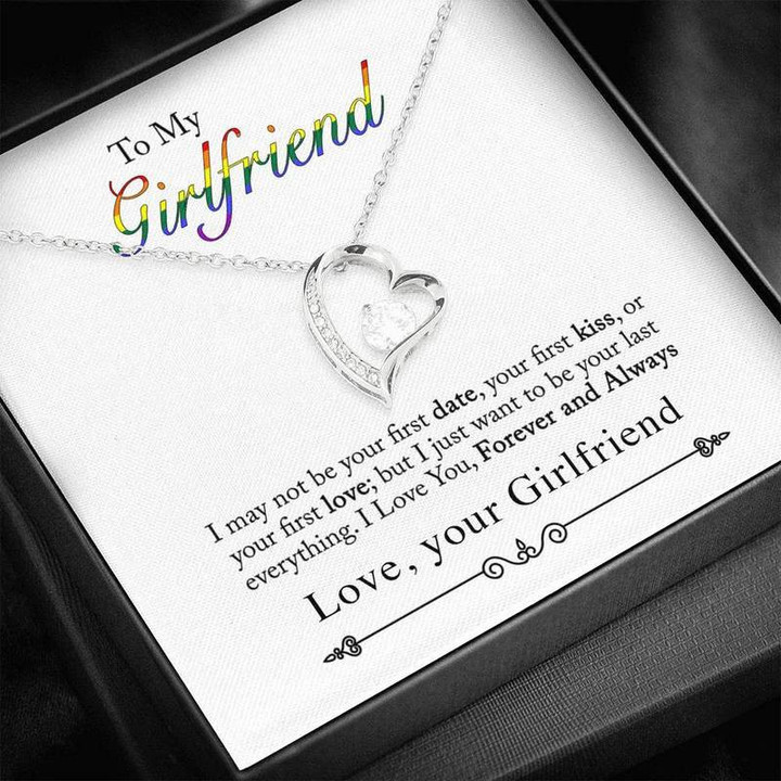 To My Girlfriend I May Not Be Your First Date Necklace Gold Chain, Best Gift Idea, Christmas gifts, Birthday gift