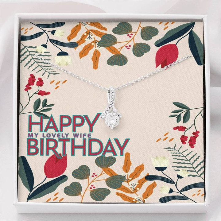 To My Wife Birthday Gift necklace ,Husband To Wife,Wife Birthday Surprise, Wife Appreciation,Necklace For My Wife