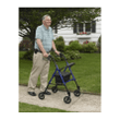 Drive Medical Adjustable Height Rollator With 6 Inches Wheels - Blue-Toolcent®