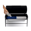 Simplehuman 48Lt Rectangular Touch-Bar Trash Can Silver-Toolcent®