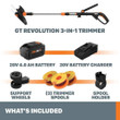 Worx 20V Power Share GT Revolution 12" 4.0Ah String Trimmer-Toolcent®