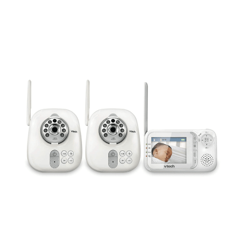 VTech VM321-2 Safe & Sound Video Baby Monitor with Night Vision and Two Cameras