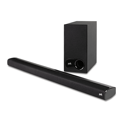 Polk Audio Signa S2 Ultra-Slim TV Sound Bar, S2 Soundbar + Subwoofer