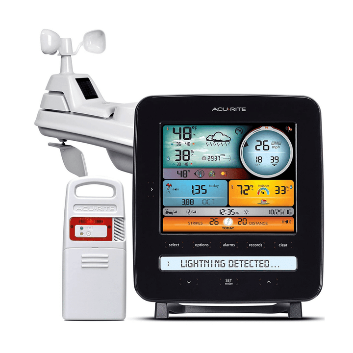 AcuRite Iris (5-In-1) Professional Weather Station With LCD Display And Lightning Detection
