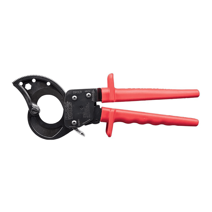 Klein Tools 63060 Cable Cutters, Ratcheting Heavy Duty Cutters