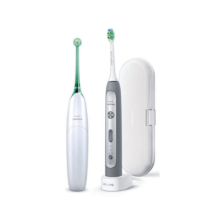 Philips Sonicare Flexcare Platinum Rechargeable Toothbrush And Philips Sonicare AirFloss Duo Pack-Toolcent®