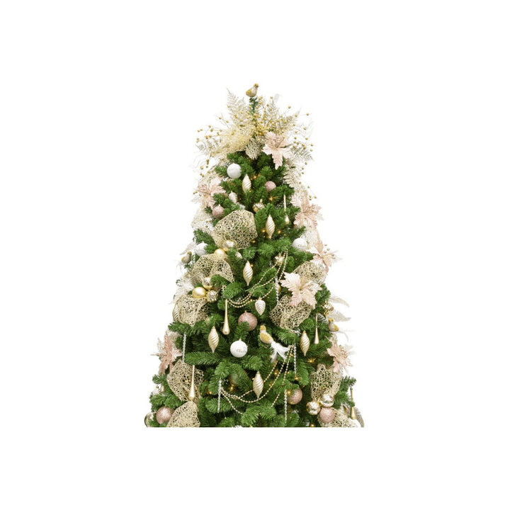 KI Store Artificial Christmas Tree with Ornaments And LED String Lights-Toolcent®