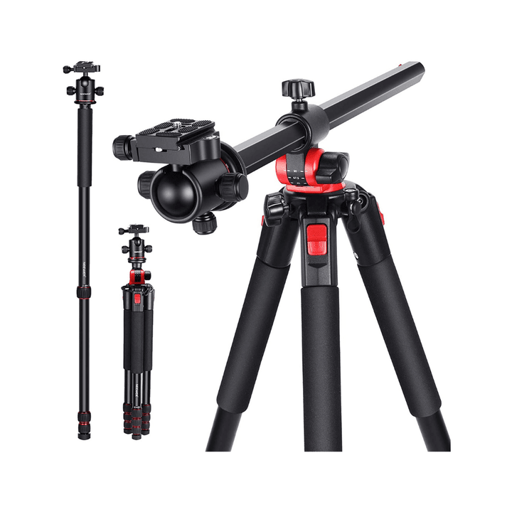 Neewer 79Inch Aluminum Camera Tripod Monopod With 360 Degree Rotatable Center Column And Ball Head-Toolcent®