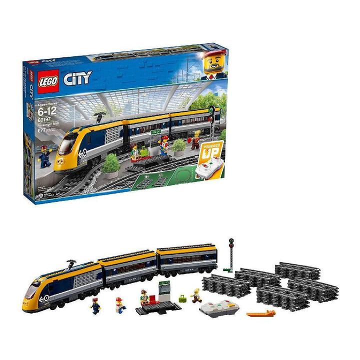 LEGO City Passenger Train 60197 Building Kit (677 Pieces), Standard-Toolcent®