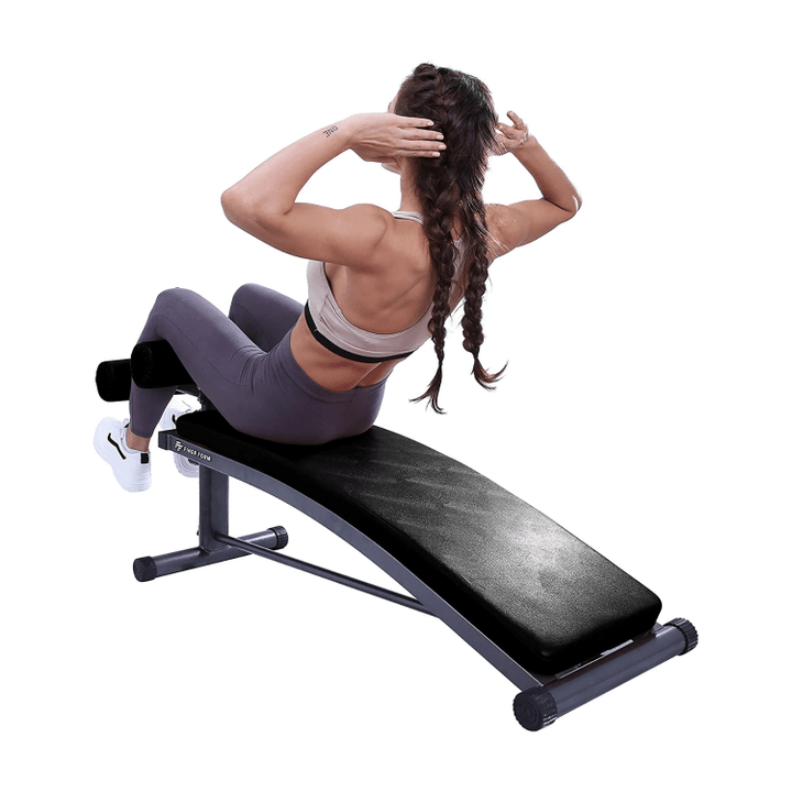 Finer Form Sit Up Bench With Reverse Crunch Handle