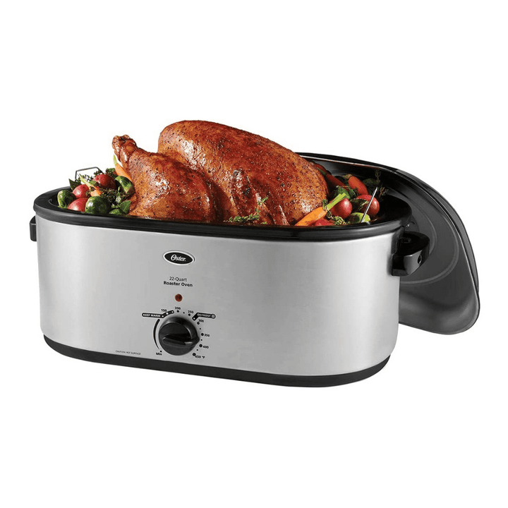 Oster Roaster Oven With Self-Basting Lid, 22-Quart, Stainless Steel