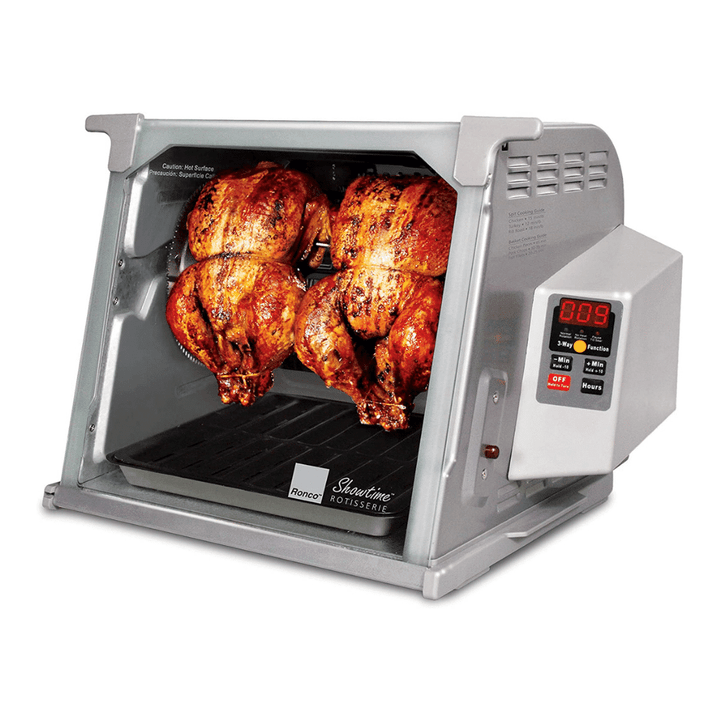 Ronco Showtime Large Capacity Rotisserie And BBQ Oven, 2nd Generation, Platinum
