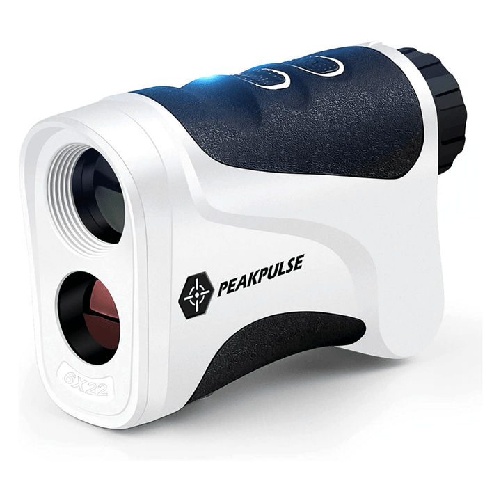 Peakpulse Golf Laser Rangefinder 6Pro Slope Version, White and Black