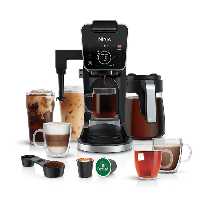 Ninja CFP301 DualBrew Pro System 12-Cup Coffee Maker, 4 Brew Styles, Frother