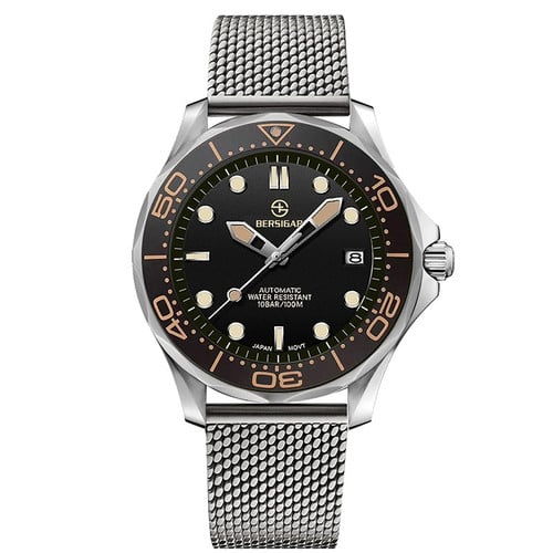 BERSIGAR Top brand 2023 Men automatic watch Fashion 007 men mechanical watches Curved sapphire mirror Waterproof clock NH35 BG-1667