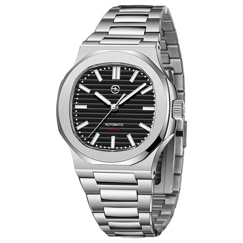BERSIGAR New Stainless Steel Bezel Men Quartz wristwatches Luxury Sapphire Glass Chronograph Japan VH65 Watch Men reloj hombre BG-1728
