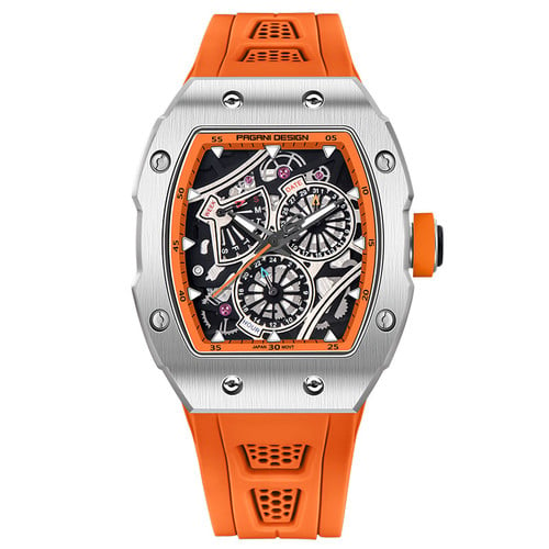 PAGANI DESIGN New Stainless Steel Bezel Men Quartz wristwatches Luxury Sapphire Glass Japan TMI vh88 Watch Men reloj hombre PD-YS012