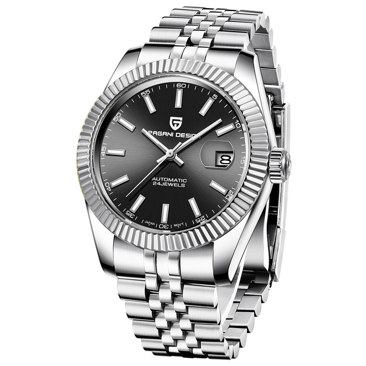 PAGANI DESIGN Men Mechanical Watch Top Brand Luxury Automatic Watch Sport Stainless Steel Waterproof Watch Men relogio masculino PD-1645