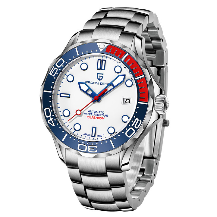 PAGANI DESIGN Top brand 2022 Men automatic watch Fashion 007 men mechanical watches Curved sapphire mirror Waterproof clock NH35 PD-1667