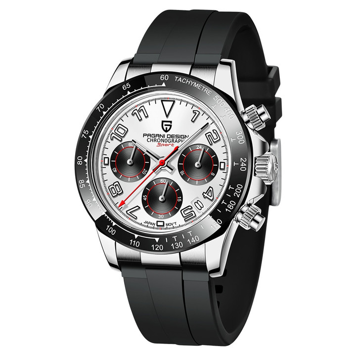 2021 New PAGANI Design Luxury Men's Watch Top Brand Quartz Watches Men's Japan Seiko VK63 Automatic Date 100m Waterproof PD-1687
