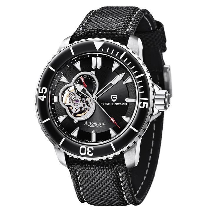 2021 new Tourbillon PAGANI DESIGN automatic watch men mechanical wrist watch men NH39 20Bar dive Luminous Clock man Reloj Hombre PD-1674