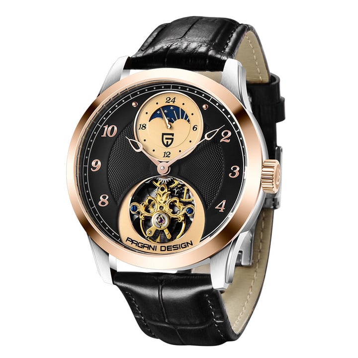 PAGANI DESIGN 2021 New Men Automatic Mechanical Watch Stainless Steel Waterproof Sports Watch Men Tourbillon Watch Reloj Hombres PD-1650