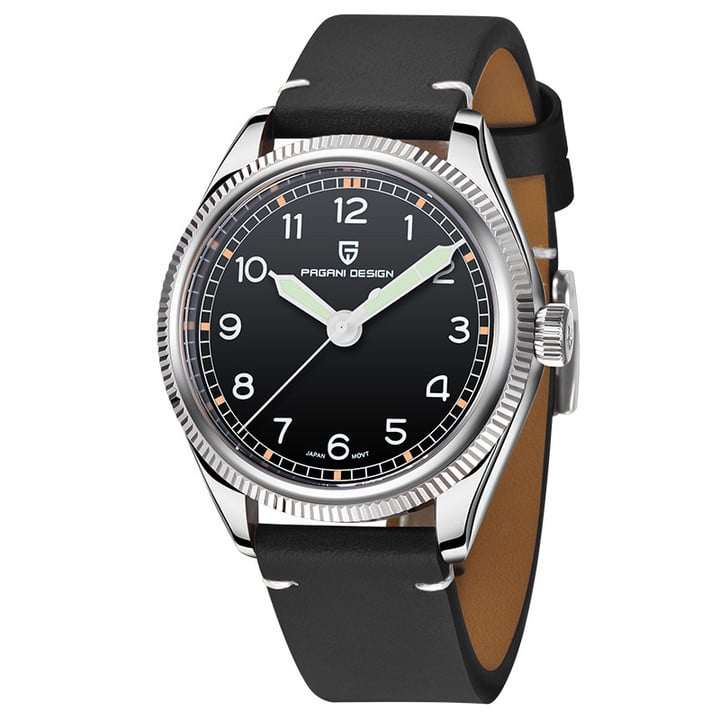 PAGANI DESIGN New Stainless Steel Bezel Men Quartz wristwatches Luxury Sapphire Glass Chronograph Japan VH31 Watch Men reloj hombre PD-1765