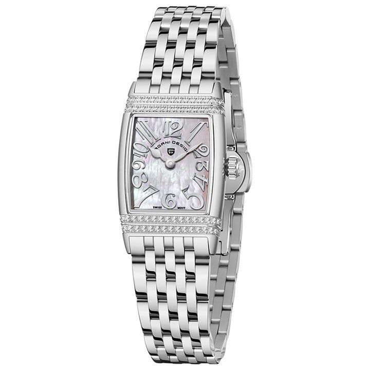 PAGANI DESIGN New Stainless Steel Bezel Men Quartz wristwatches Luxury Sapphire Glass Chronograph Ronda 762，Switzerland Watch Men reloj hombre PD-1737