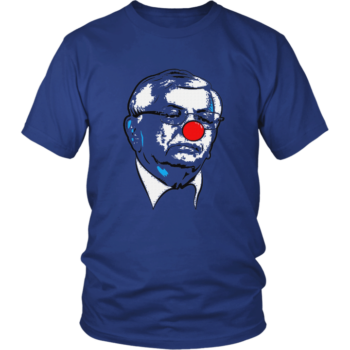 David Stern clown shirt - Van Gundy wearing the David Stern clown shirt