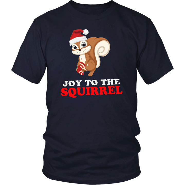 Joy to the Squirrel Christmas T-Shirt