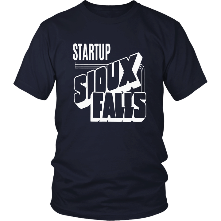 Startup Sioux Falls T-Shirt - white ink