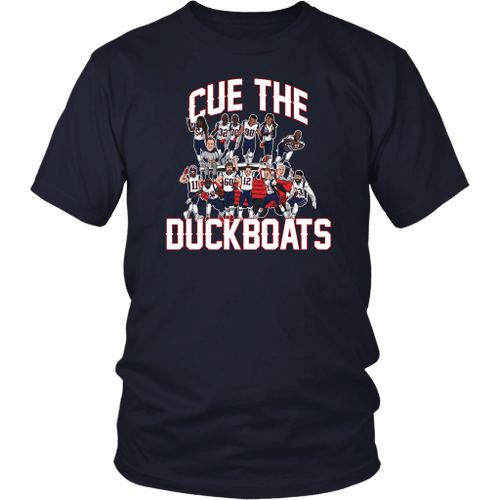 CUE THE DUCKBOATS Shirt New England Patriots Super Bowl Championship 2019