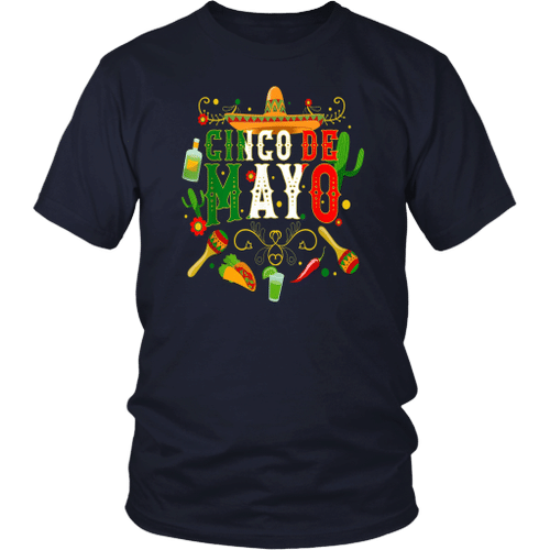 Fiesta Cinco De Mayo T Shirt Taco