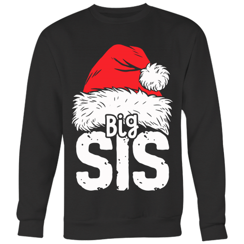Sister Big Christmas Santa T Shirt Family Matching Pajamas