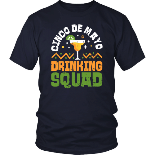 Tequila Drinking Squad Funny Mexican Cinco De Mayo Shirt